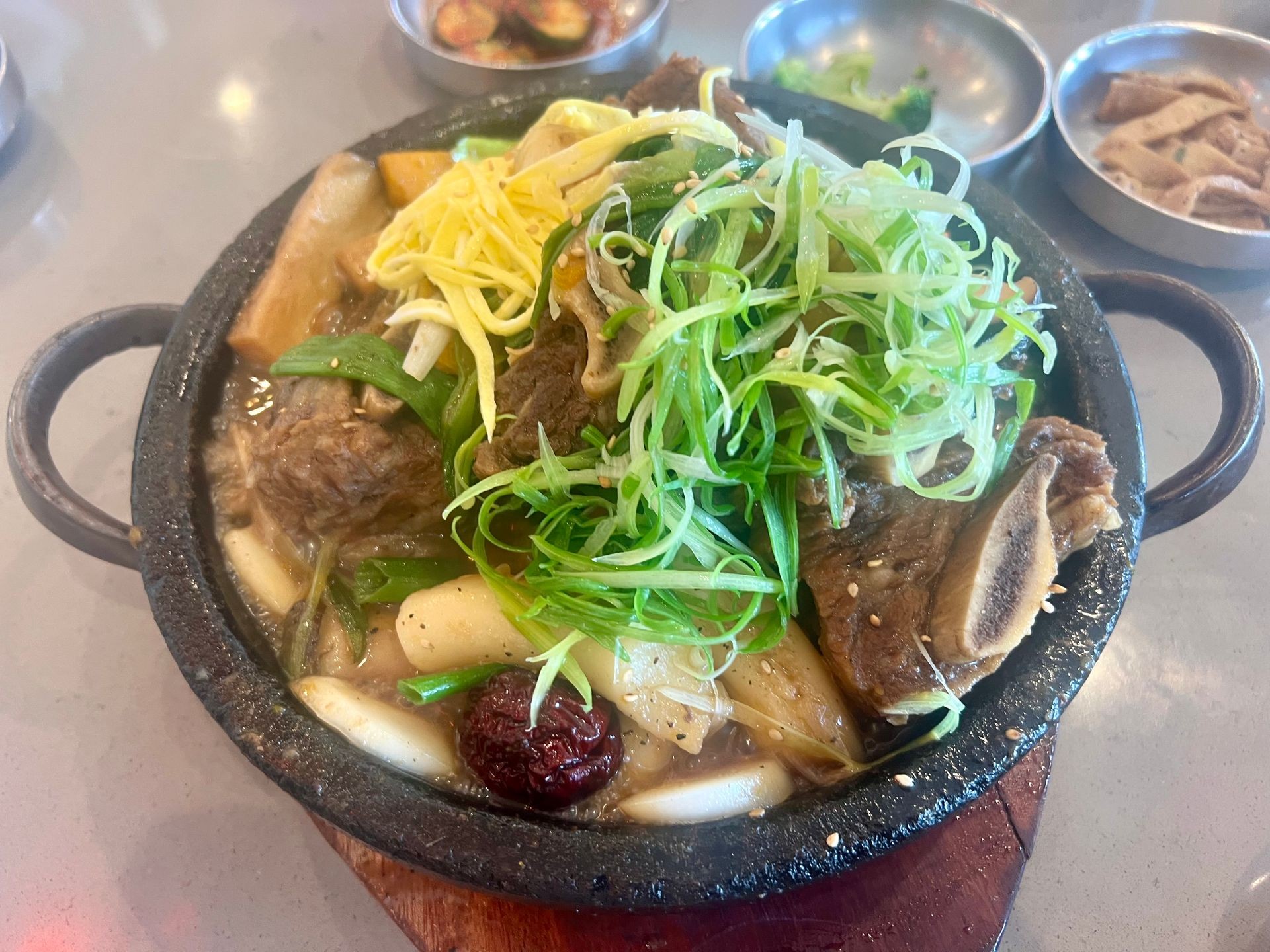 Short ribs galbi jjim korean food