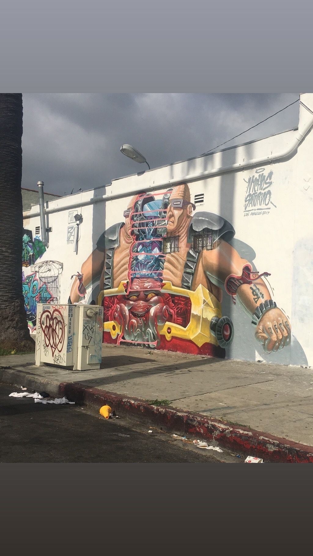 Tmnt street art Los Angeles shredder kang graffiti Tmnt street art Los Angeles shredder kang graffiti