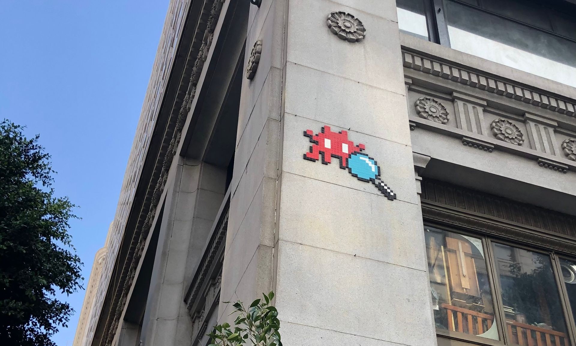 Space invader street art Los Angeles Space invader street art Los Angeles